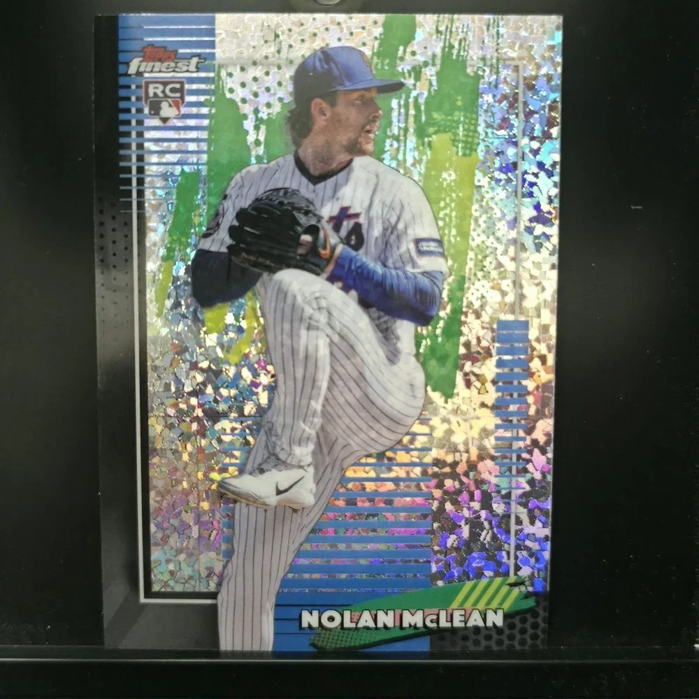 2026 Topps Finest Rare Nolan McLean #240 RC , Common Mini Diamond #62